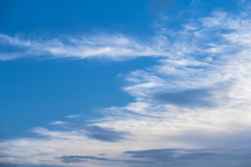 Cloud and sky sunset at evening background