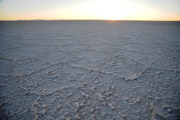 The Uyuni salt flats