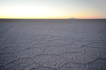 The Uyuni salt flats