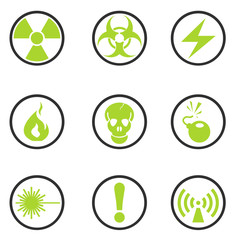 Hazard Sign Icons