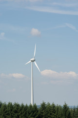 windmills near the fields, Germany