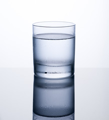 Glass of cold water