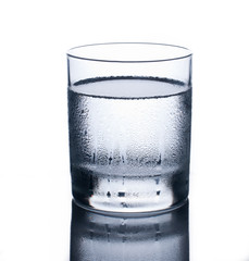 Glass of cold water