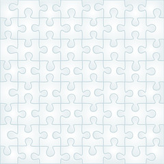 Abstract gray puzzle background template. Vector