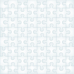 Abstract gray puzzle background template. Vector