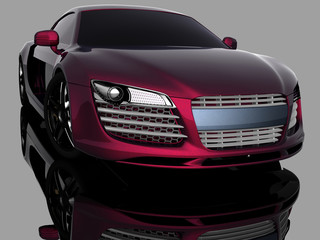Luxury model sport car. Driving vehicle transportation concept.