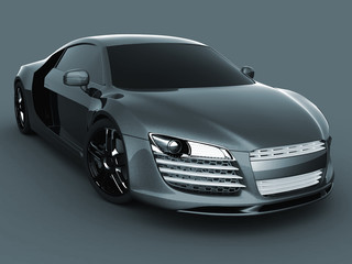 Luxury model sport car. Driving vehicle transportation concept.