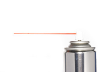 Spray Can with Red Tube