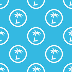 Vacation sign blue pattern