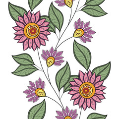 Vector Seamless Floral Pattern