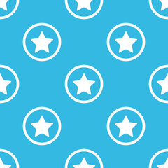 Star sign blue pattern
