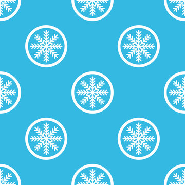 Winter sign blue pattern