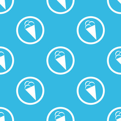 Ice cream sign blue pattern