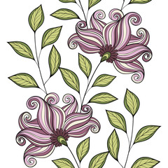 Vector Seamless Floral Pattern