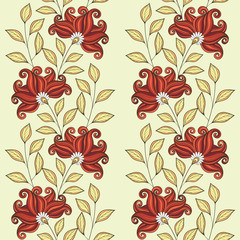 Vector Seamless Floral Pattern