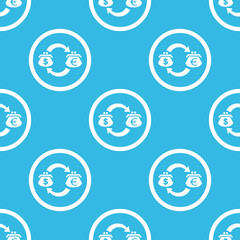 Dollar euro exchange sign pattern