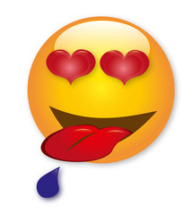 Verliebter Smiley In Love