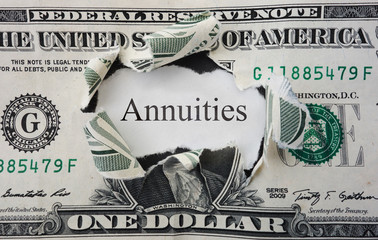 Annuities concept - obrazy, fototapety, plakaty