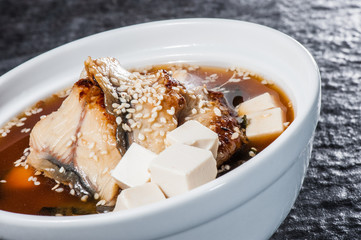 Unagi miso soup