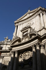 Fototapeta na wymiar Rome,Italy,church,Via del Corso.