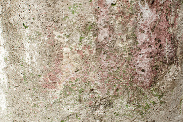 Old weathered grunge colored concrete surface closeup as background