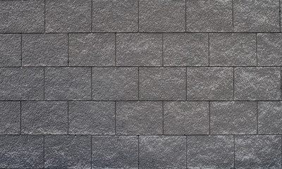 Plaster brick wall