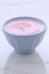 vintage greek strawberry yogurt