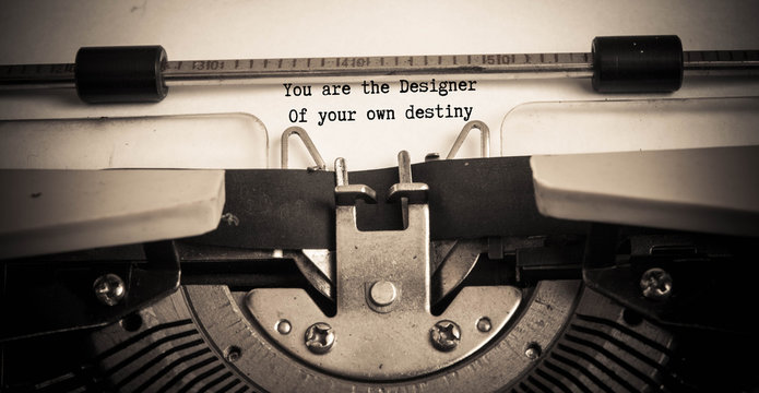 You are the designer of your own destiny motivational quote