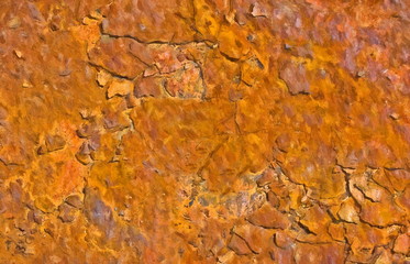 rusty ground  - illustration based on own photo image