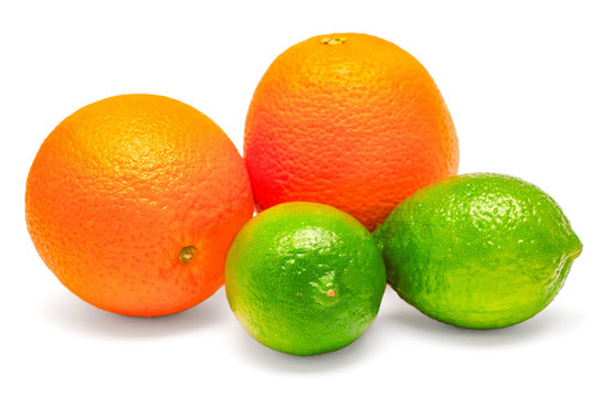 Oranges fruit and lime
