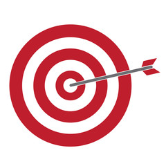 TARGET WITH ARROW IN CENTER