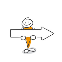 Strichmännchen Serie Pumpy / Pfeil