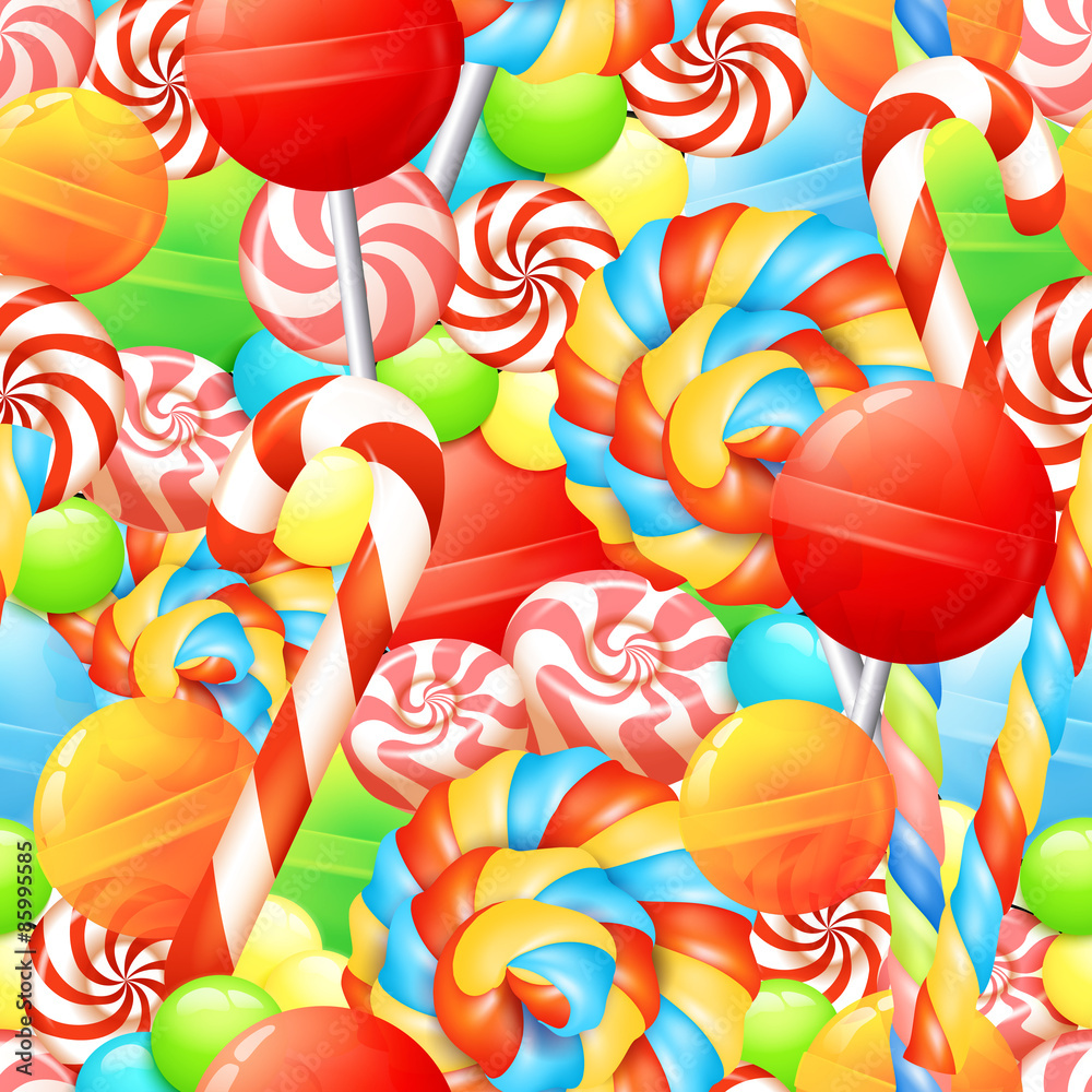 Poster Sweet Seamless Pattern