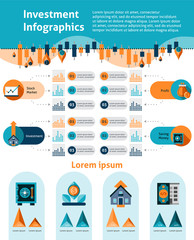 Investment Infographics Set