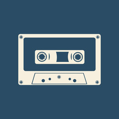 AUDIO CASSETTE, TAPE ILLUSTRATION VECTOR