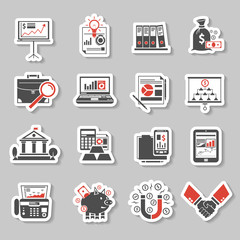 Finance Sticker Set