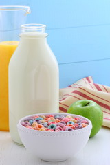 Delicious kids cereal loops