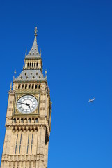 Fototapeta na wymiar Big Ben Clock in London, Great Britain