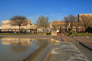 Place de l'hotel de ville au Havre, France