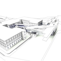 3D rendering of building