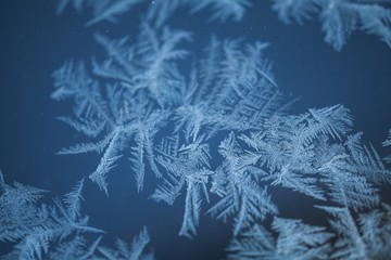 Frost, ice, pattern.