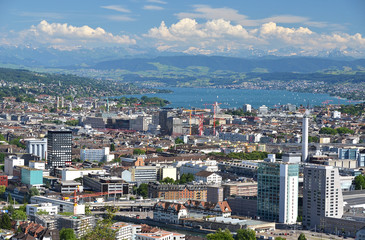 Aerial view of Zurich - 86001568