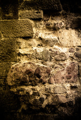 Background of old stone wall. Toned