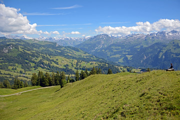 Fototapeta na wymiar Schwyzer Alpen rund ums Muotatal
