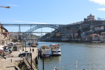 Vistas de Oporto. Portugal.