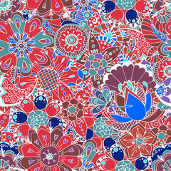 Fototapeta premium Seamless Floral Pattern