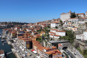 Naklejka na ściany i meble Vista general de Oporto. Portugal.