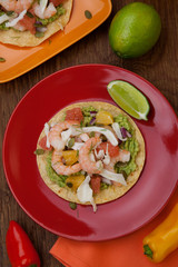 Shrimp Ceviche Tostada