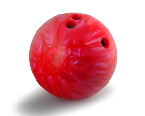 Bowling Ball, Ball, Red.