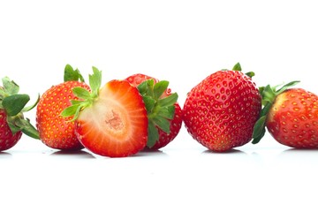 Strawberry, Red, Food.